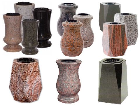 vase granit